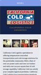 Mobile Screenshot of californiacold.com